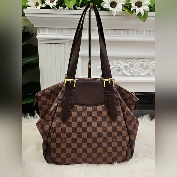 🔥😍Beautiful Condition 🔥 😍 Authentic Louis Vuitton Verona Damier Ebene - Picture 3 of 14